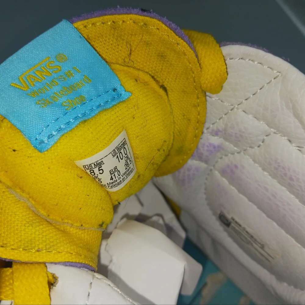 Vans Lisa for President Purple Sneakers The Simpsons - Picture 10 of 11